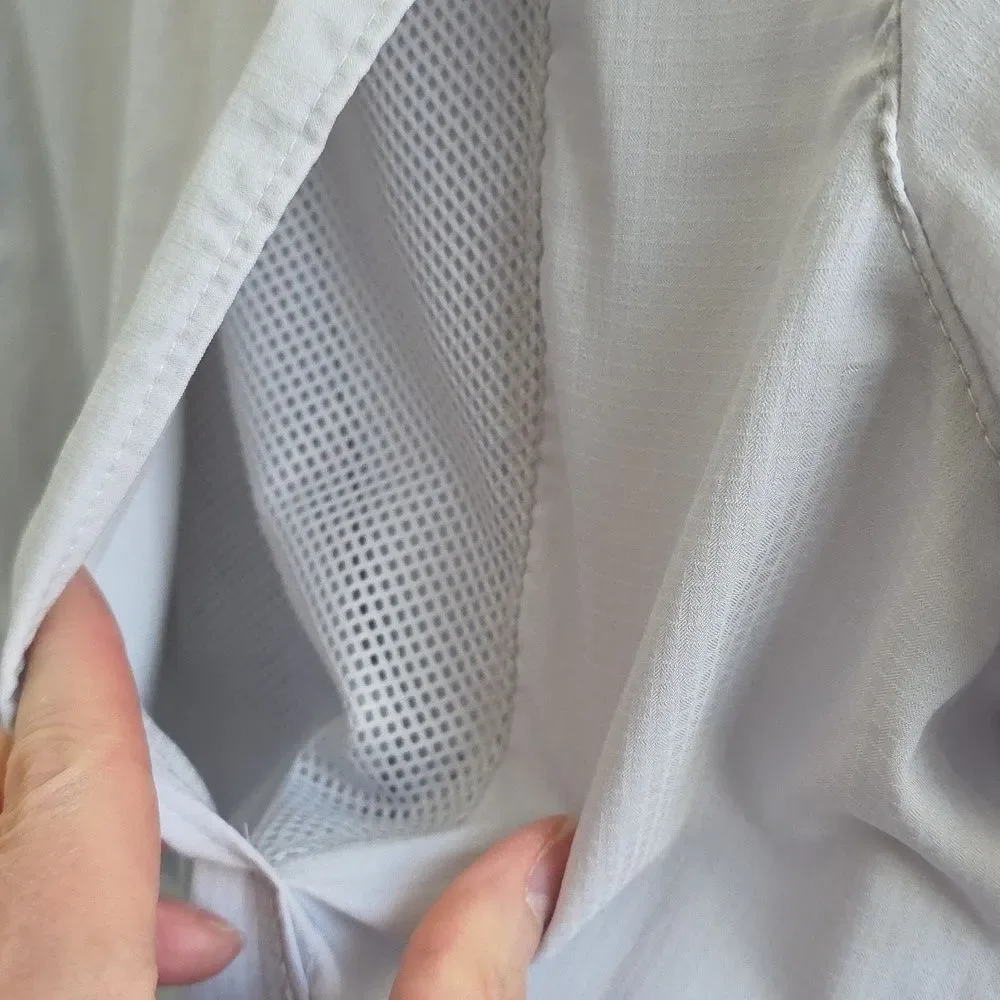 Columbia Kestrel Trail Shirt Light Grey Size M - Picture 7 of 9